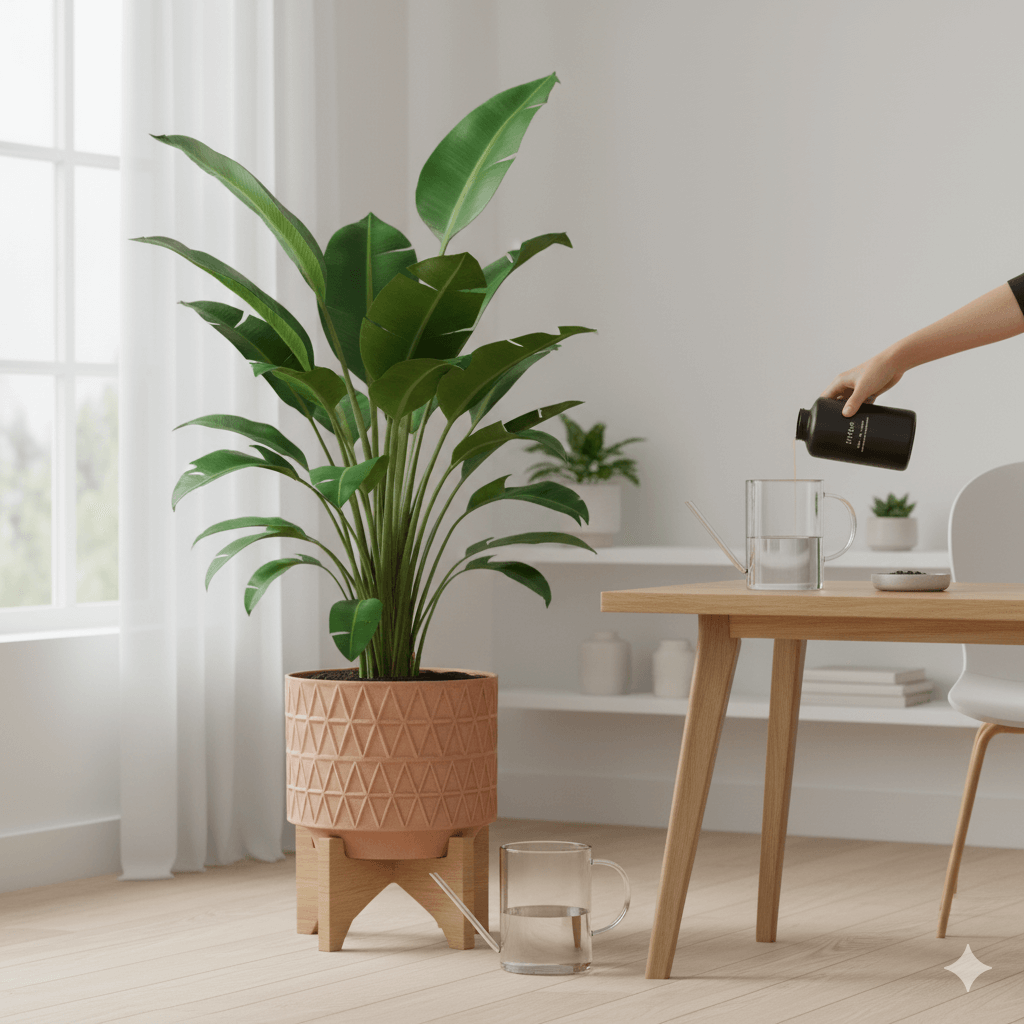 Strelitzia bemesten: wanneer en hoe?